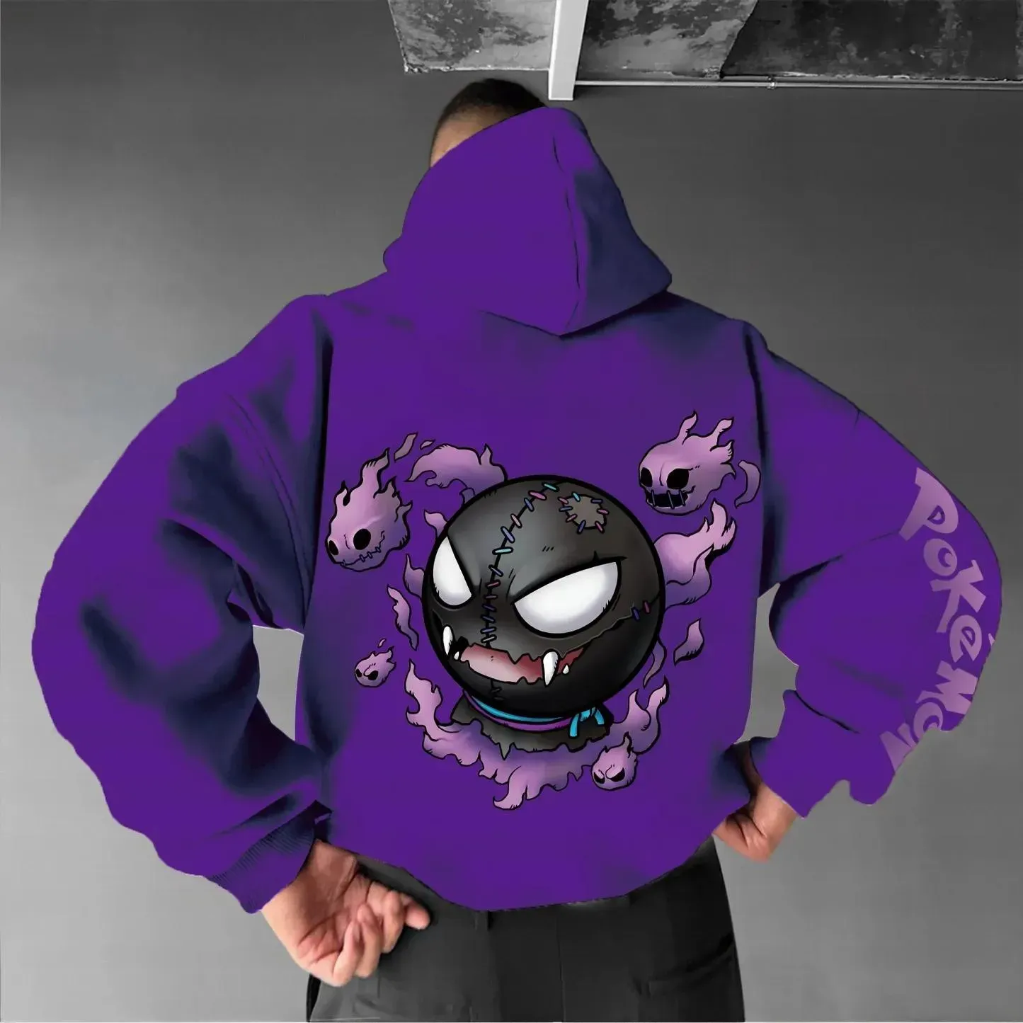Pokémon Unisex Anime Gengar Hoodie