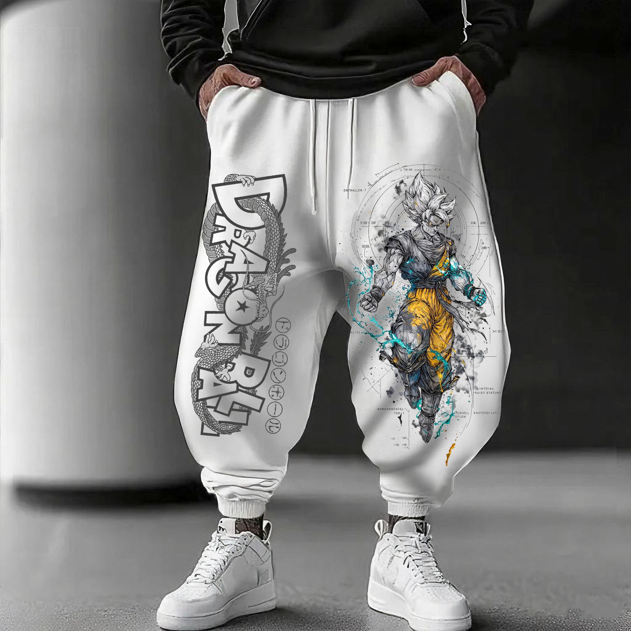 Unisex Casual Anime Streetwear Pants-comicclothing