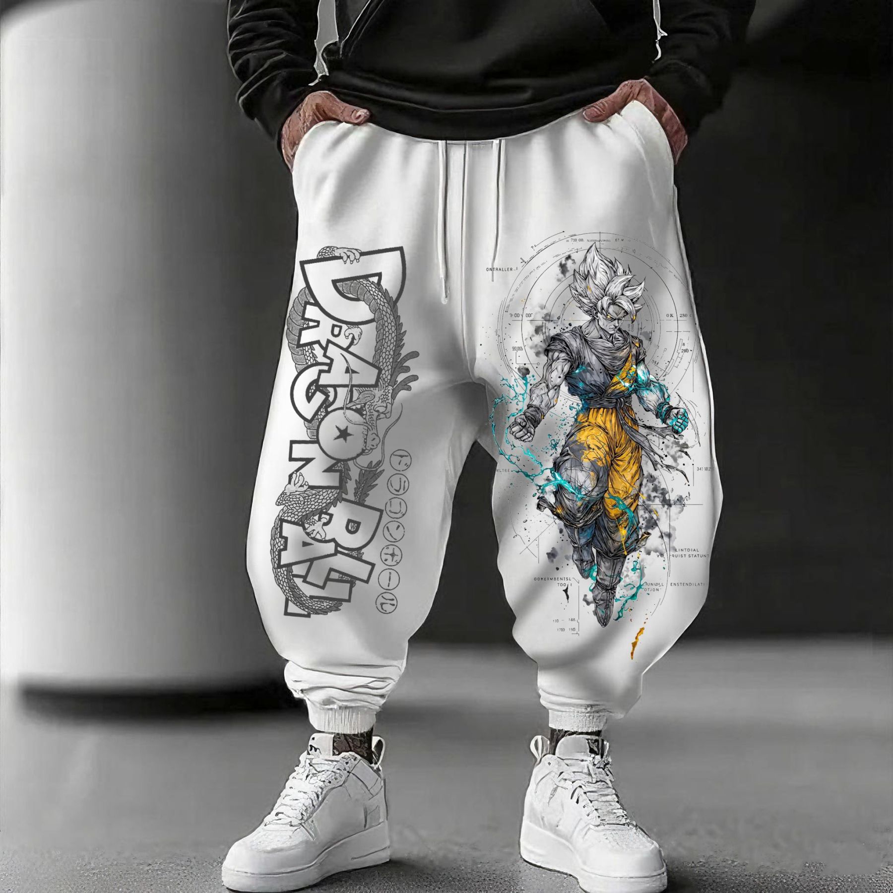 Unisex Casual Anime Streetwear Pants-comicclothing