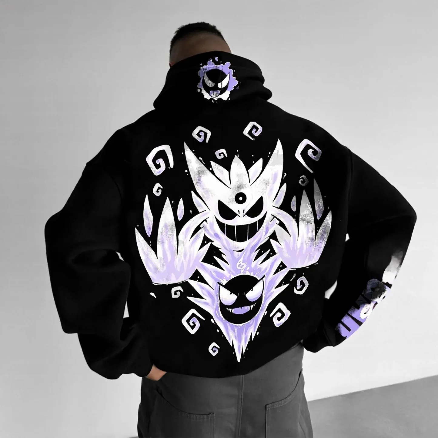 Pokémon Unisex Anime Gengar Hoodie-Anime x kingdom