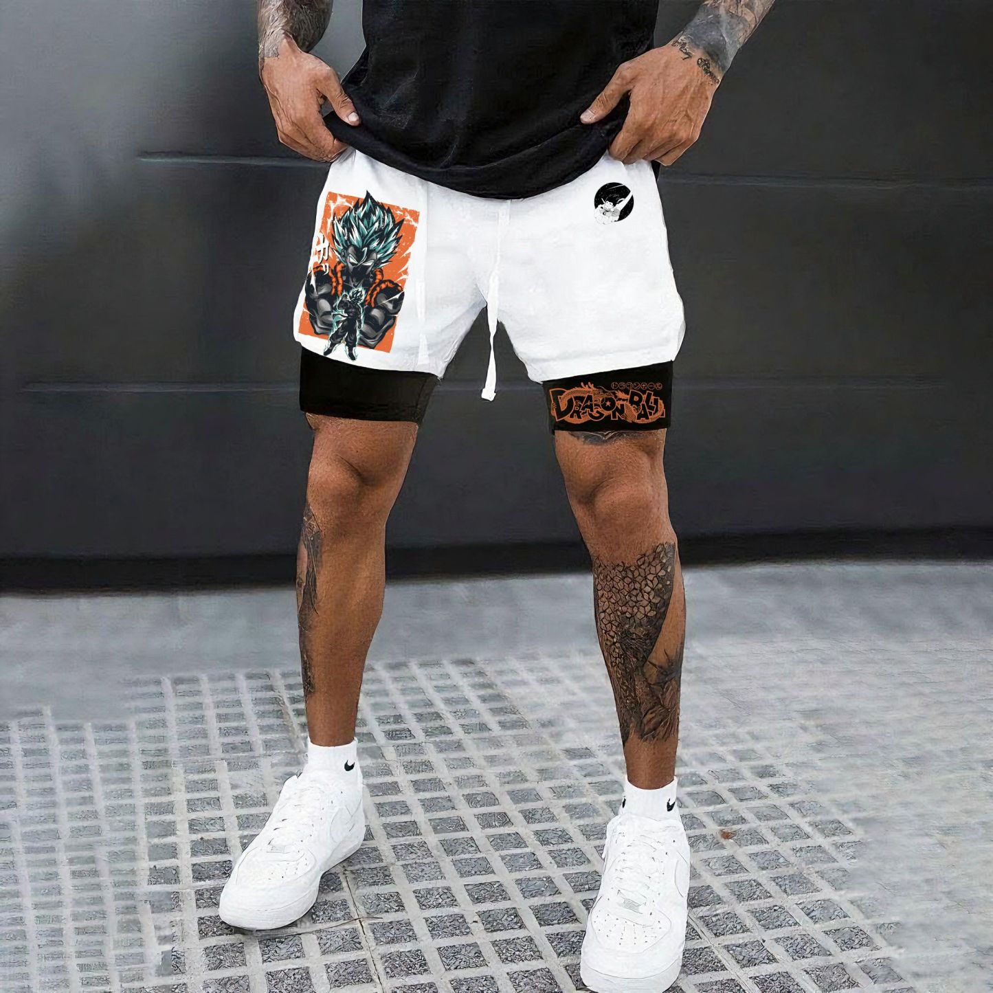 Unisex Casual Anime Streetwear Shorts-comicclothing