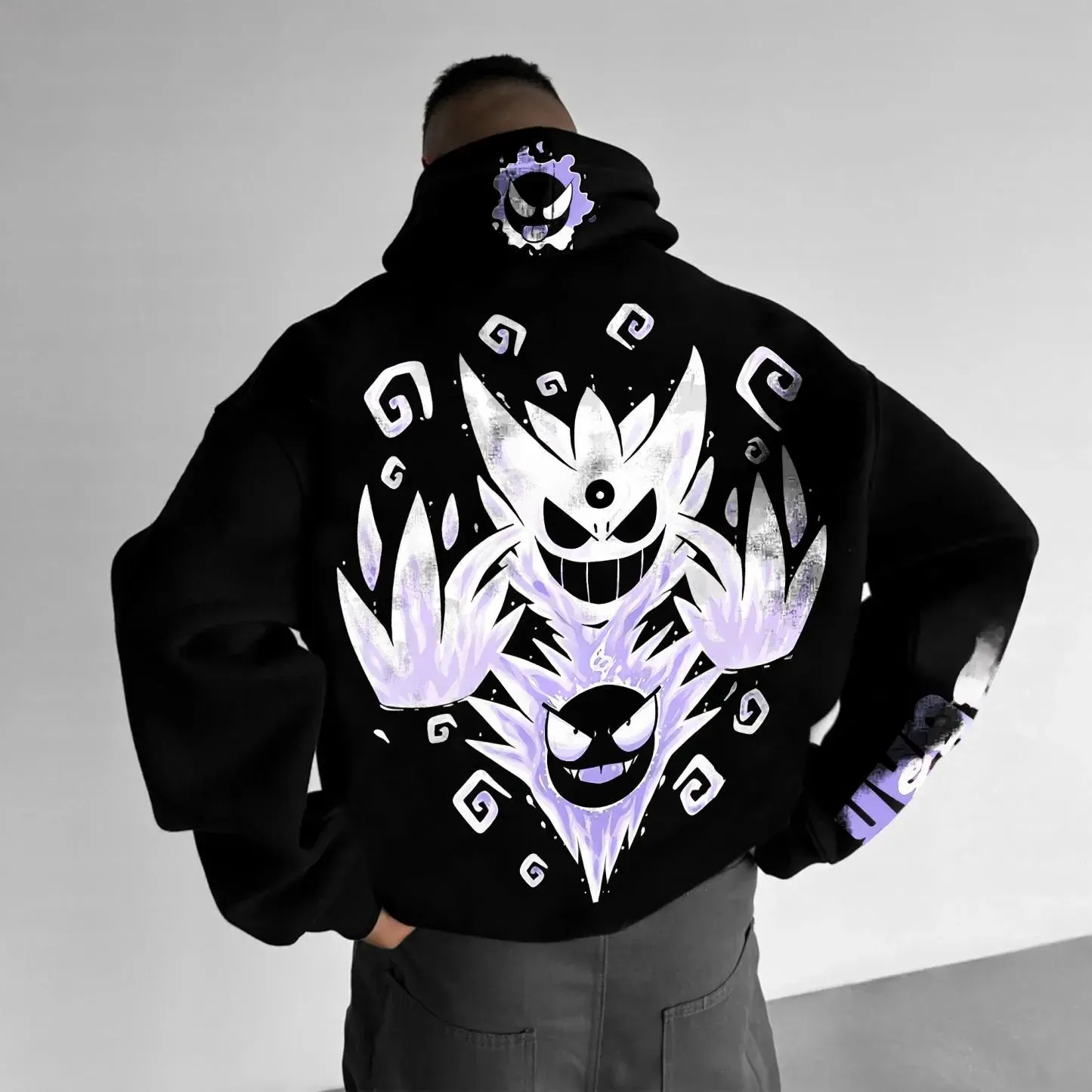 Pokémon Unisex Anime Gengar Hoodie-Anime x kingdom