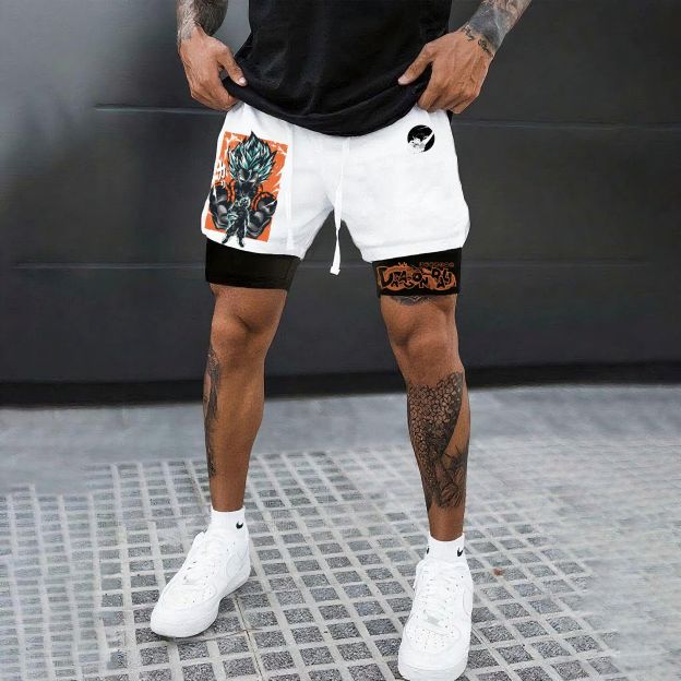 Unisex Casual Anime Streetwear Shorts-comicclothing