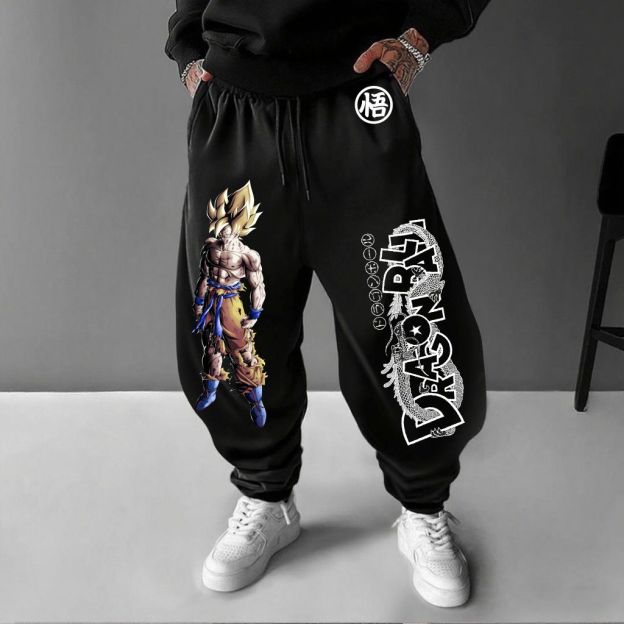 Unisex Casual Anime Streetwear Pants-comicclothing