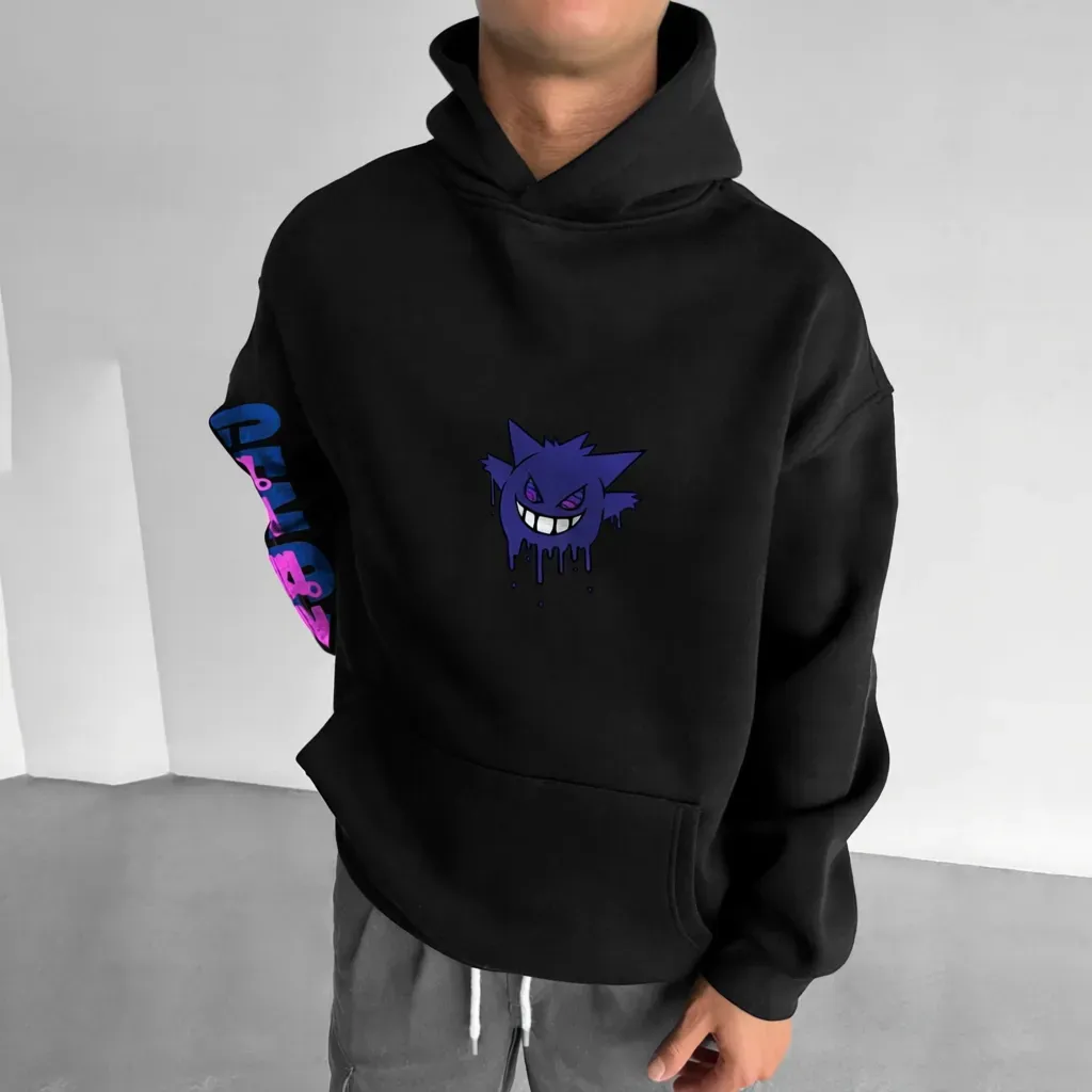Pokémon Unisex Anime Gengar Hoodie-Anime x kingdom