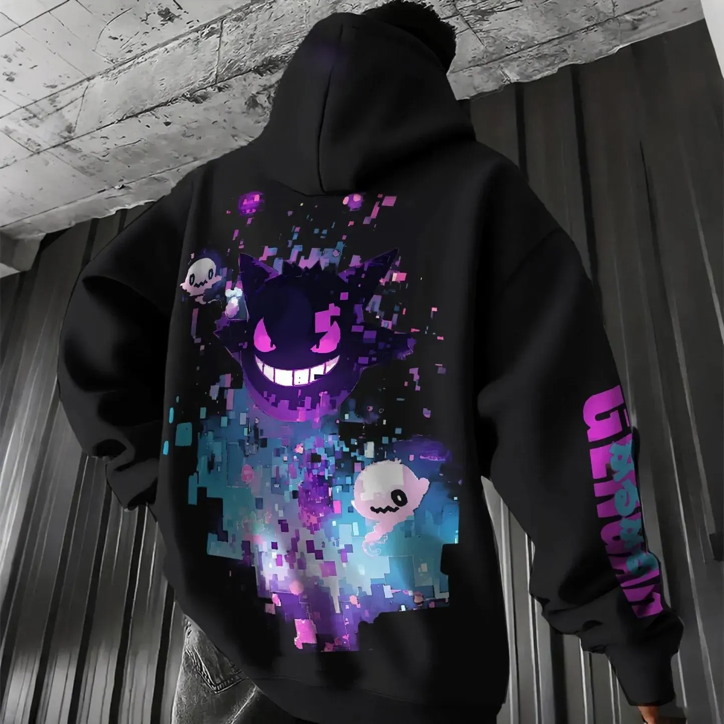 Pokémon Unisex Anime Gengar Hoodie-Anime x kingdom