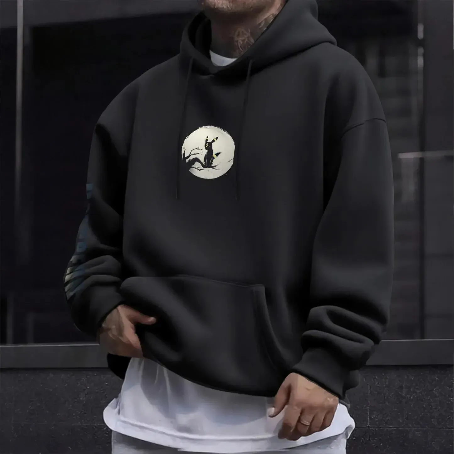 [Copy]Pokémon Unisex Anime Eevee Hoodie-Anime x kingdom