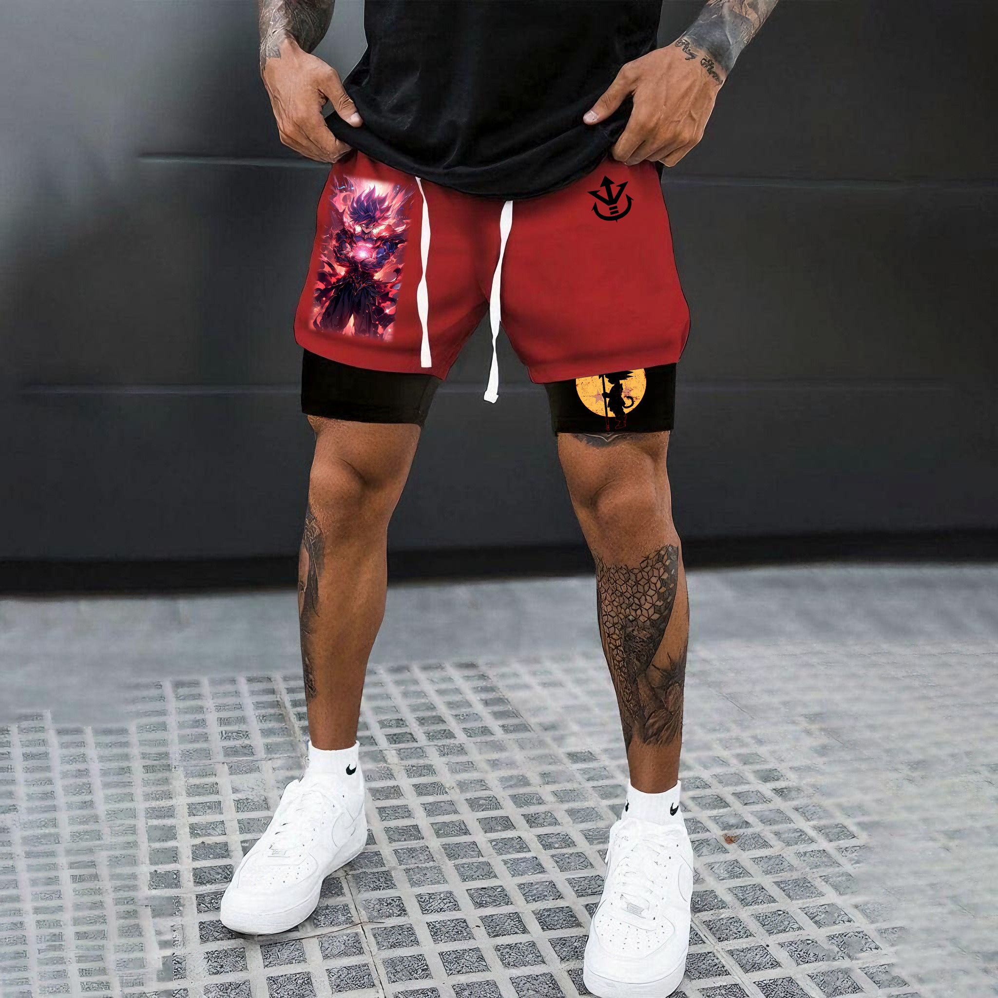 Unisex Casual Anime Streetwear Shorts-comicclothing