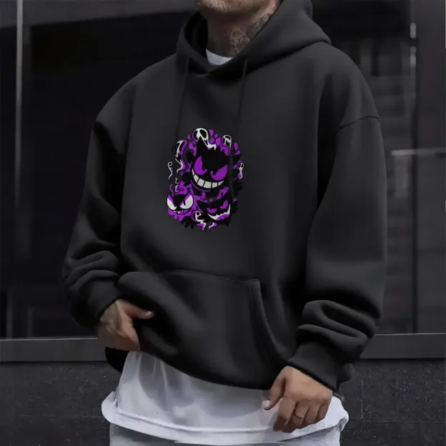 Pokémon Unisex Anime Gengar Hoodie-Anime x kingdom