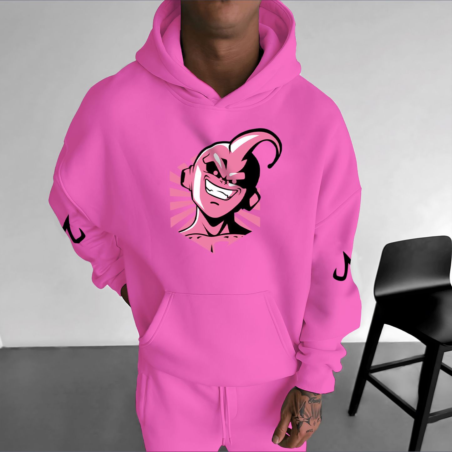 Unisex Anime Graphic Streetwear Hoodie