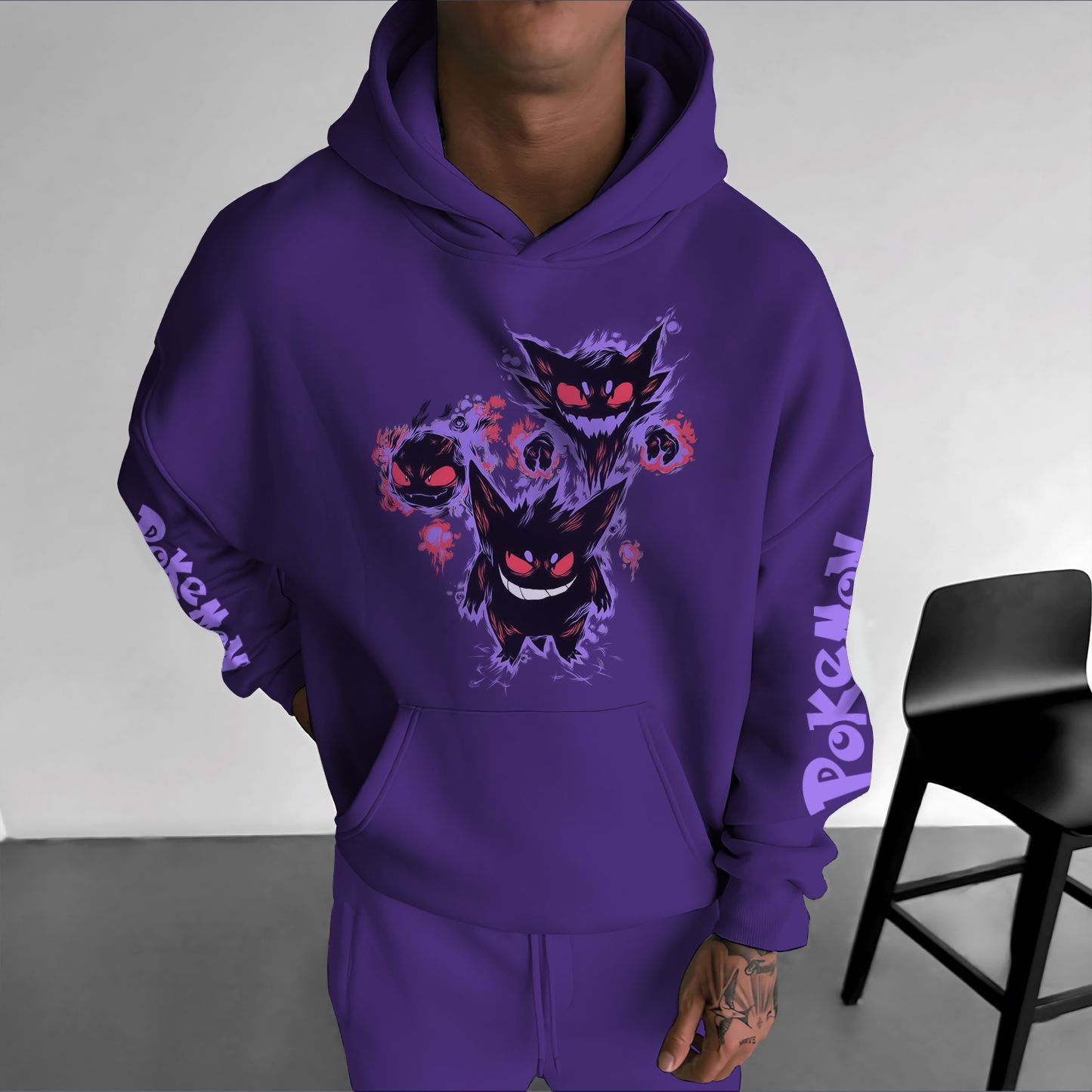 Unisex Anime Graphic Streetwear Vintage Hoodie