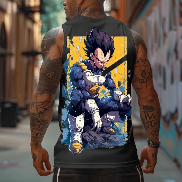 Unisex Anime Sleeveless Tank Top-comicclothing