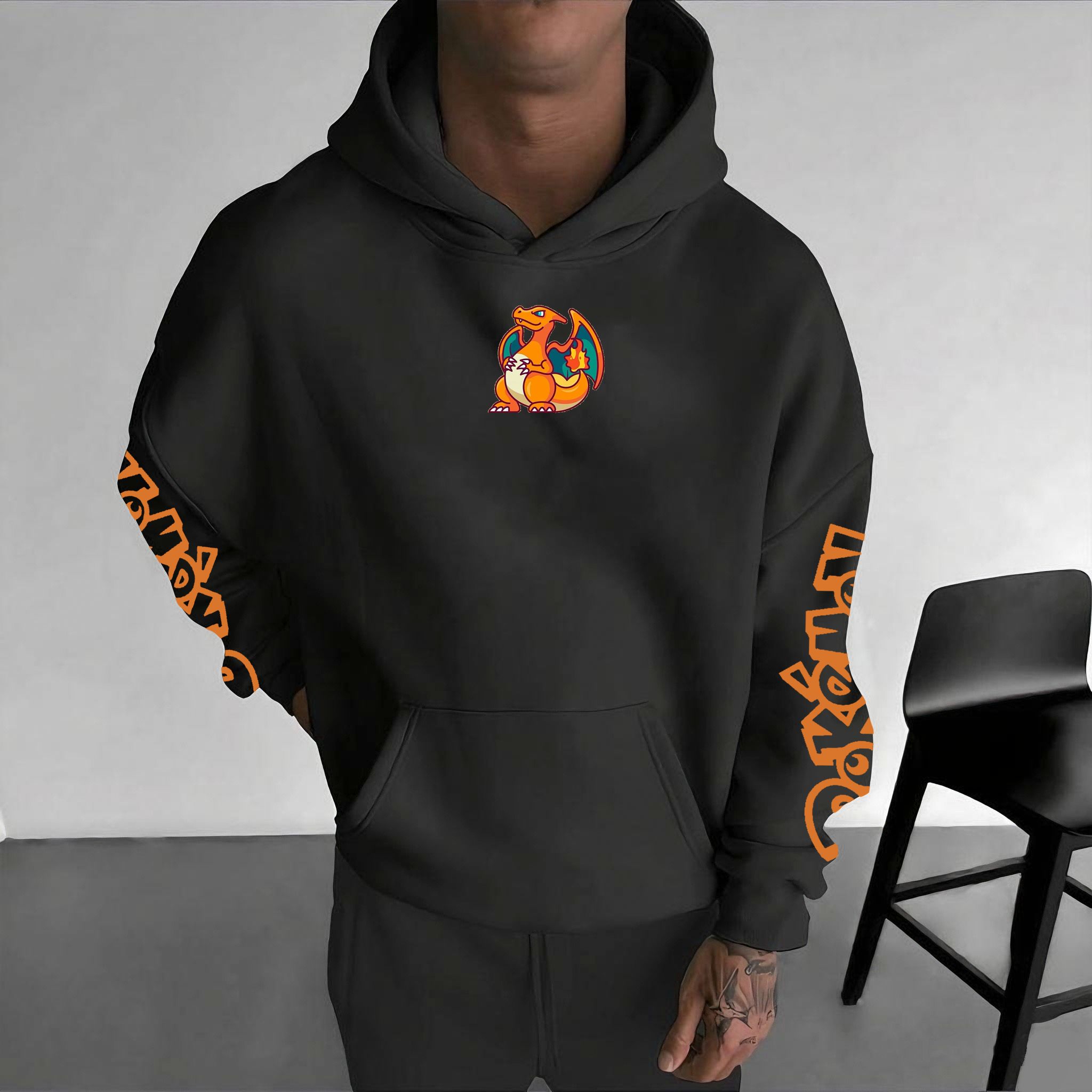 Unisex Anime Graphic Streetwear Vintage Hoodie