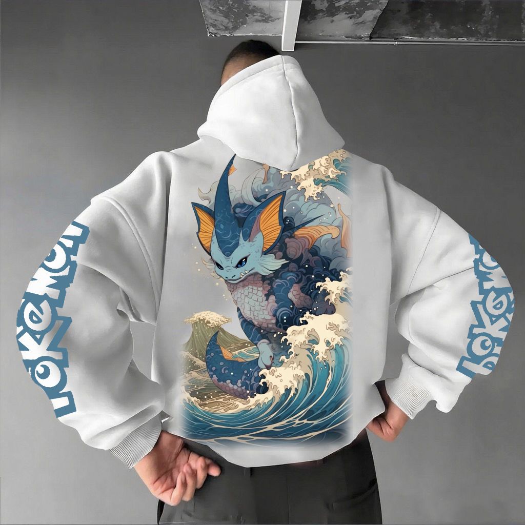 Unisex Anime Graphic Streetwear Vintage Hoodie