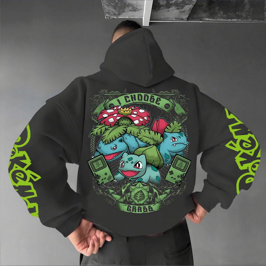 Unisex Anime Graphic Streetwear Vintage Hoodie