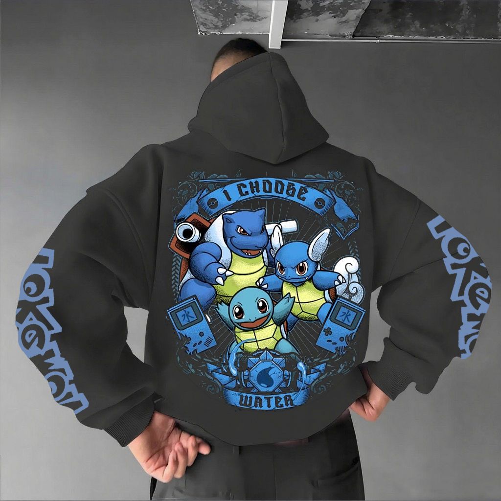 Unisex Anime Graphic Streetwear Vintage Hoodie