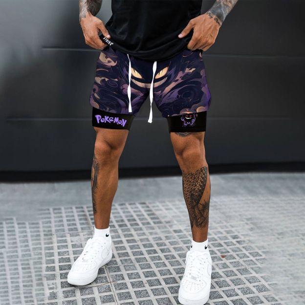 Unisex Casual Anime Streetwear Shorts-comicclothing