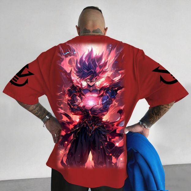 Unisex Anime Inspired Vintage T-Shirt-comicclothing