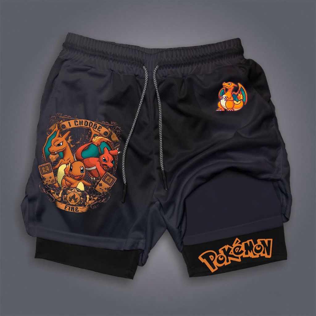 Unisex Casual Anime Streetwear Shorts-comicclothing