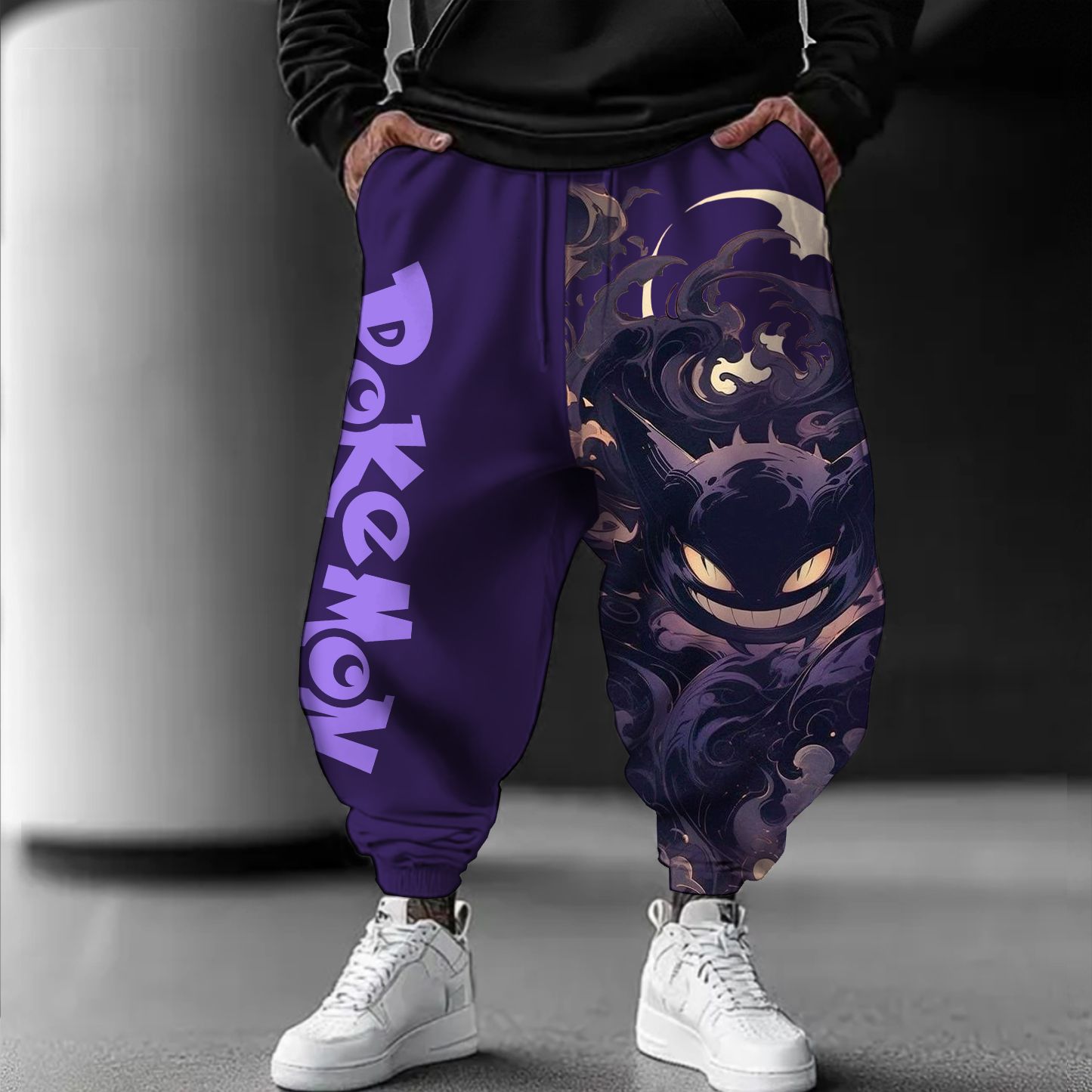 Unisex  Casual Anime Streetwear Pants-comicclothing