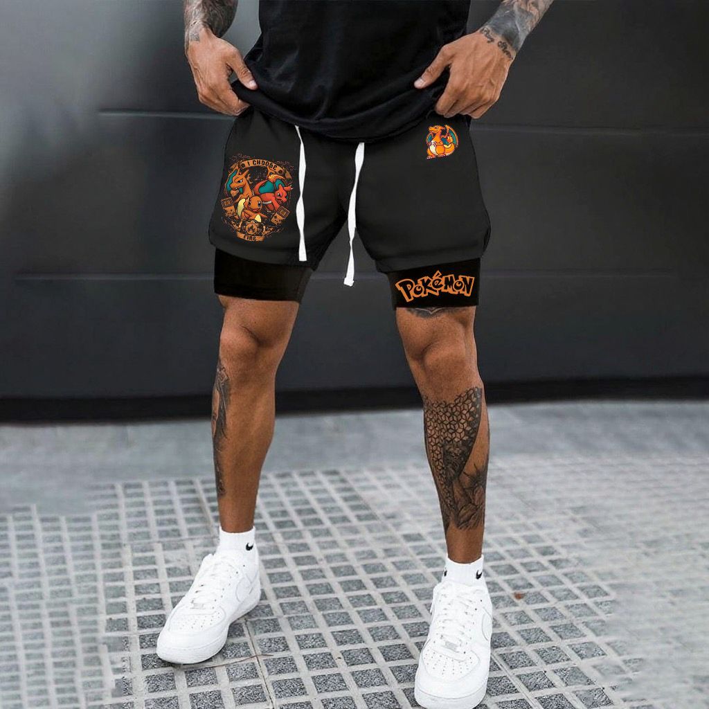 Unisex Casual Anime Streetwear Shorts-comicclothing