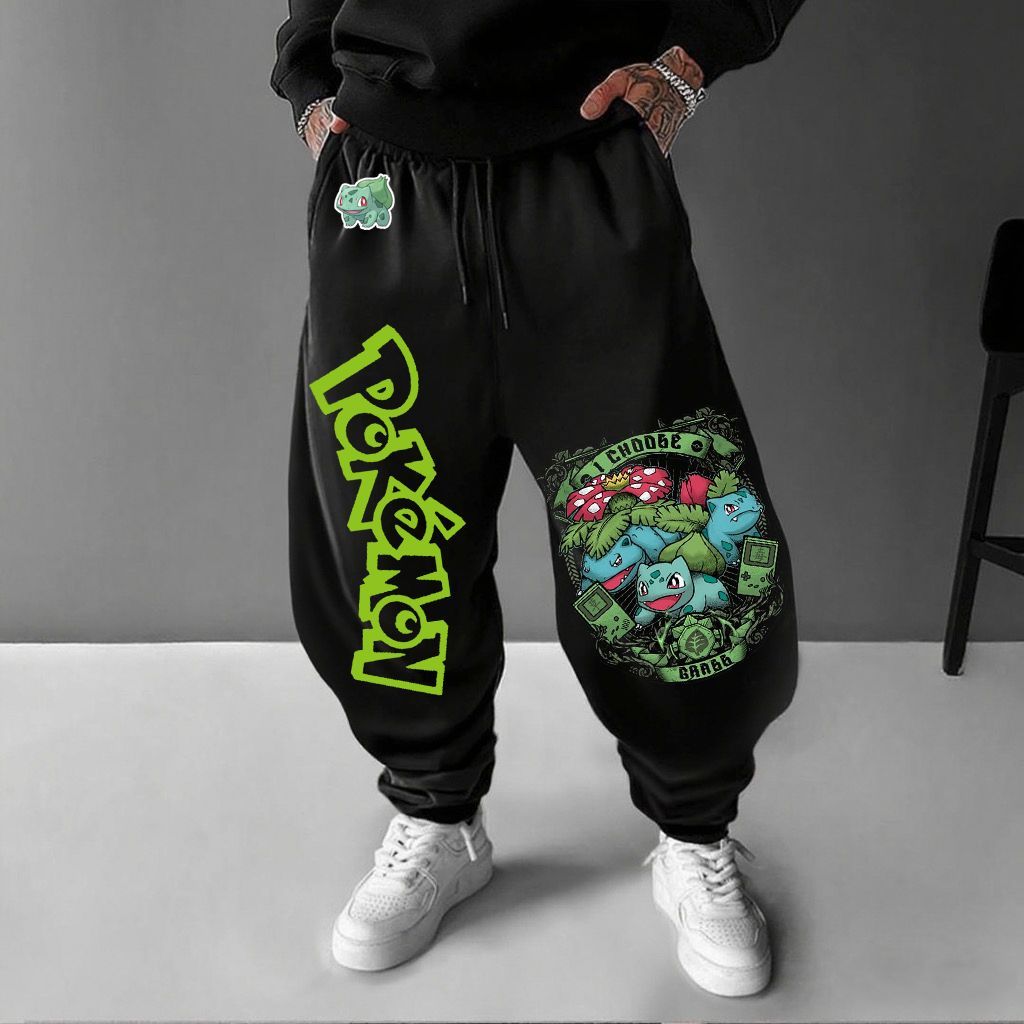 Unisex  Casual Anime Streetwear Pants-comicclothing