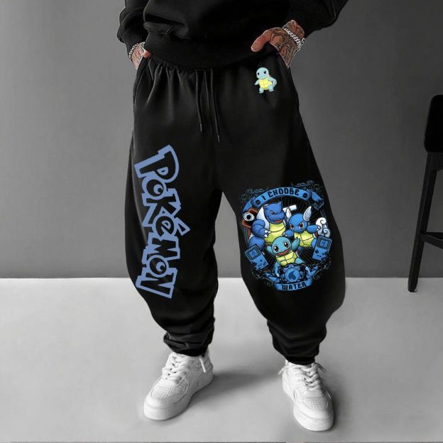 Unisex  Casual Anime Streetwear Pants-comicclothing