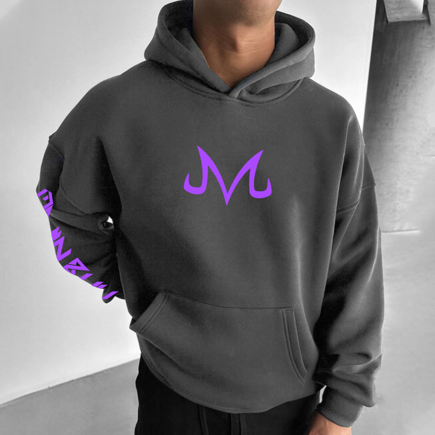 Unisex Anime Print Casual Oversized Hoodie