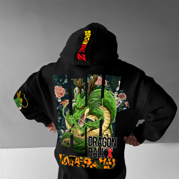 Unisex Anime Print  Casual Oversized Hoodie