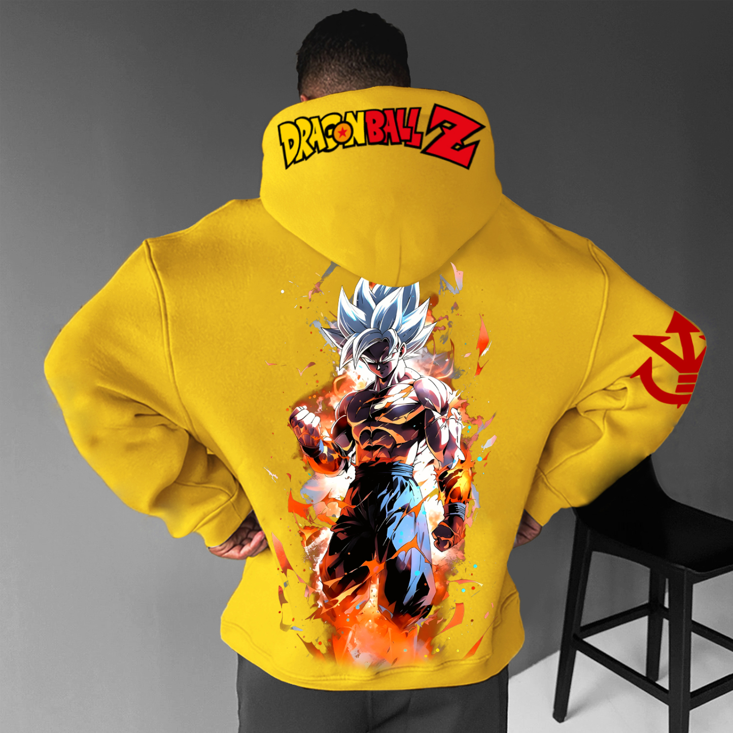 Unisex Anime Print Casual Oversized Hoodie