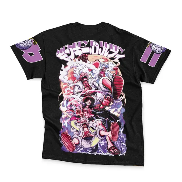 Monkey D. Luffy Gear 5th V4 One Piece Streetwear T-Shirt