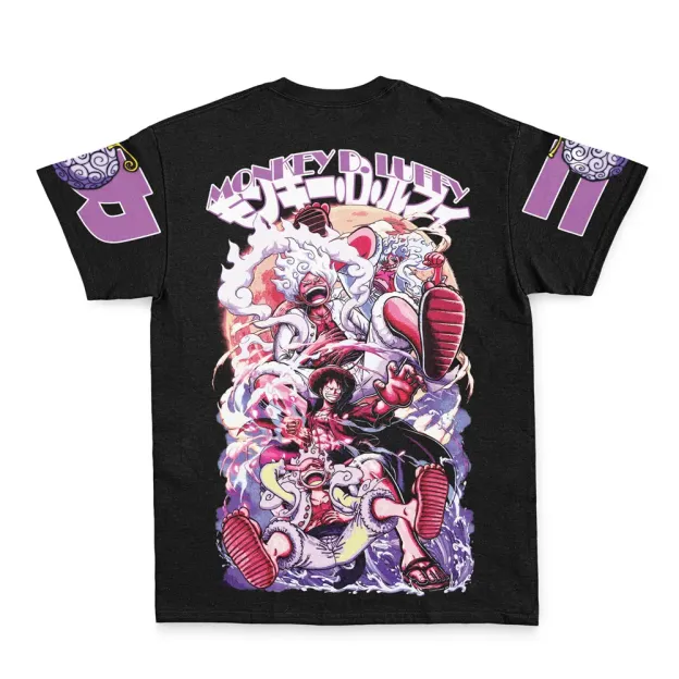 Monkey D. Luffy Gear 5th V4 One Piece Streetwear T-Shirt