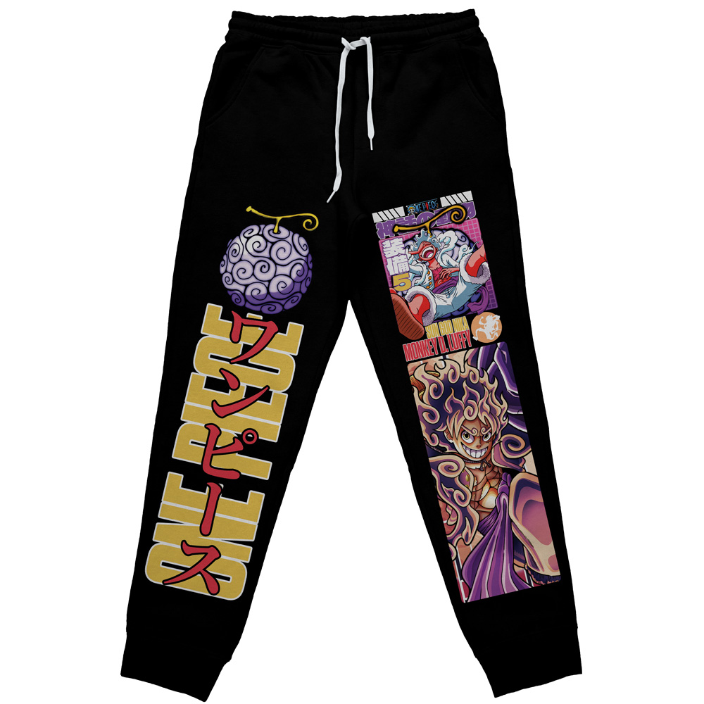 Gear 5th Luffy V3 One Piece Streetwear Sweatpants