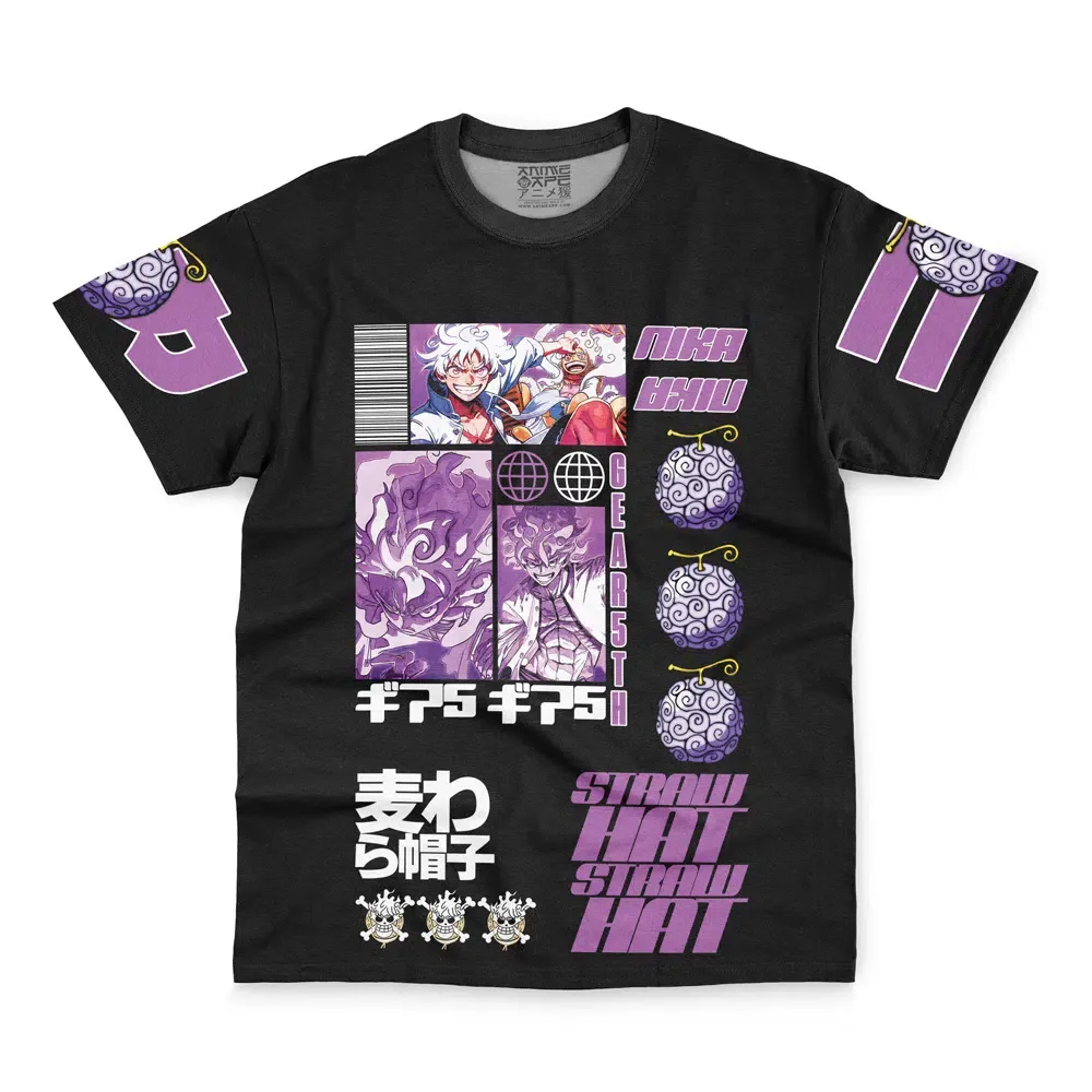 Monkey D. Luffy Gear 5th V4 One Piece Streetwear T-Shirt