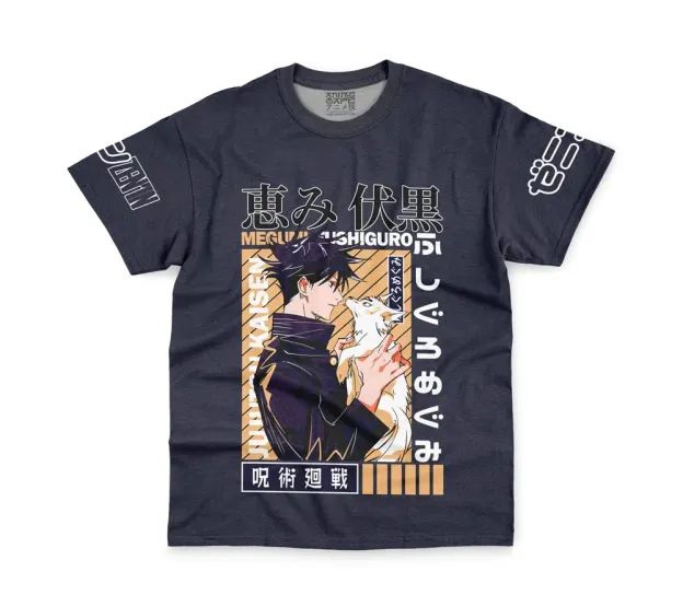 Fushiguro Megumi Jujutsu Kaisen Streetwear T-Shirt-comicclothing