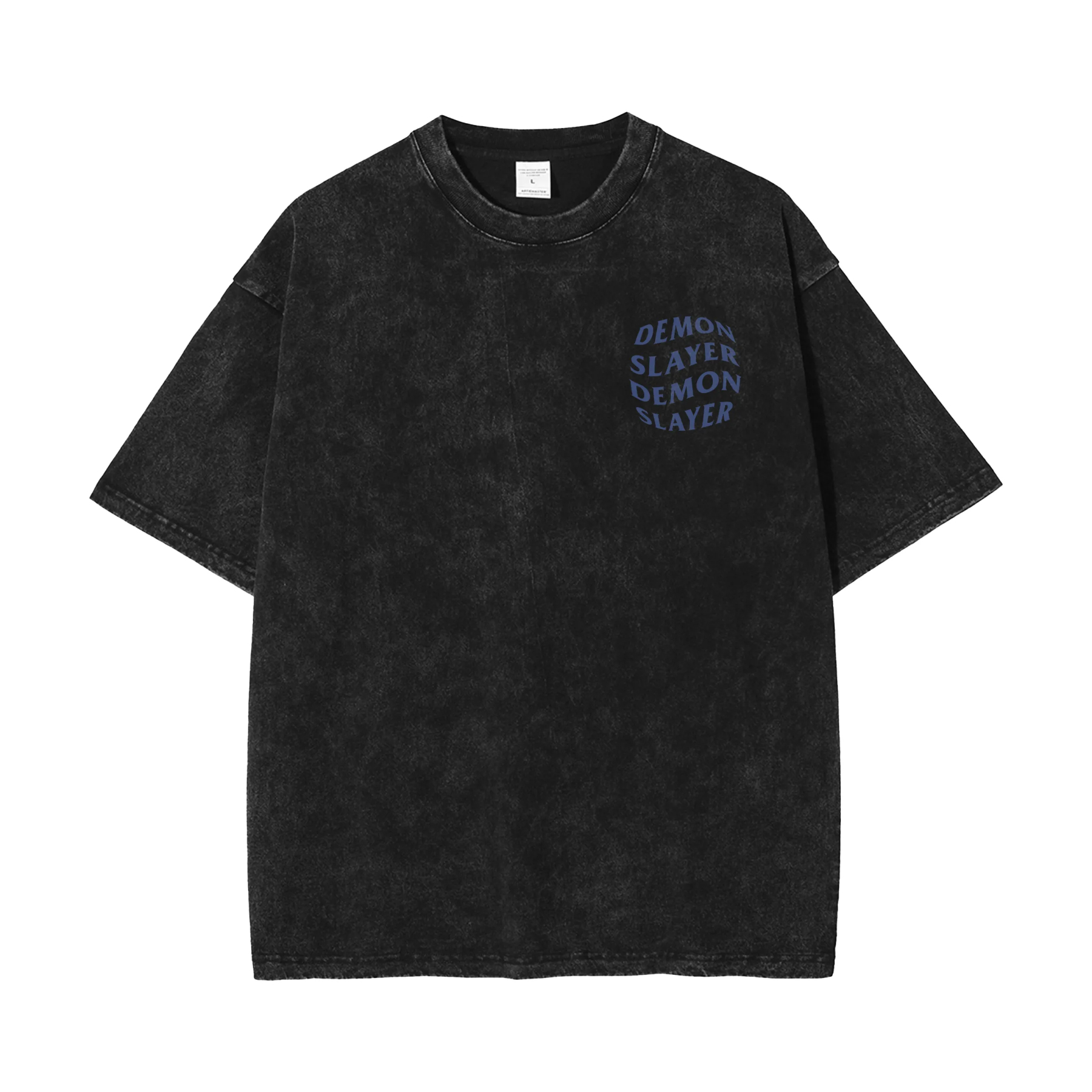 Akaza 2.0 Vintage Oversized T-Shirt | Demon Slayer-comicclothing