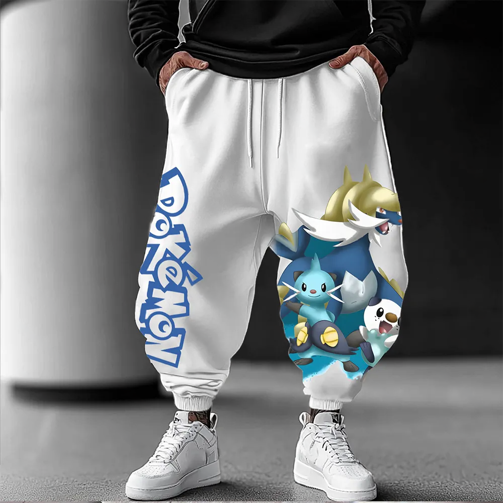 Unisex  “Pokémon” Casual Anime Streetwear Pants