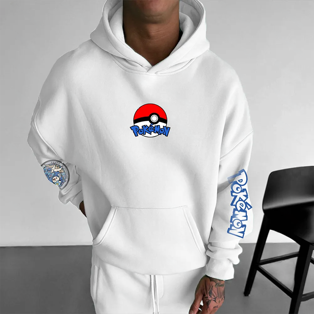 Unisex “Pokémon” Anime Graphic Streetwear Vintage Hoodie