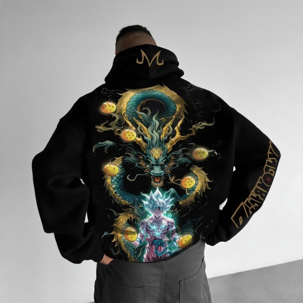 Unisex Anime Graphic Streetwear Vintage Hoodie