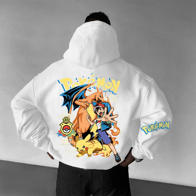 Unisex Anime Graphic Streetwear Vintage Hoodie