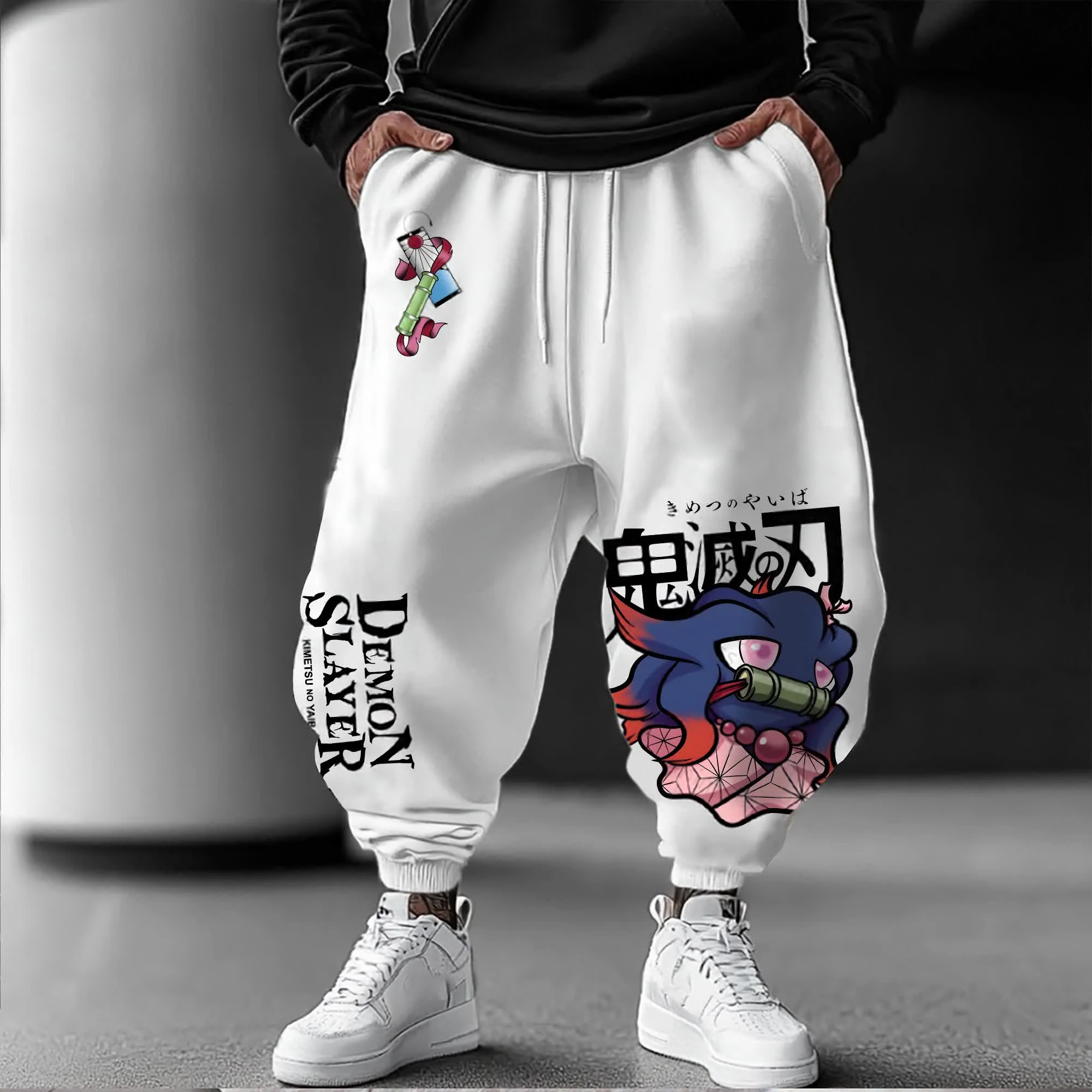 Unisex  Casual Anime Streetwear Pants