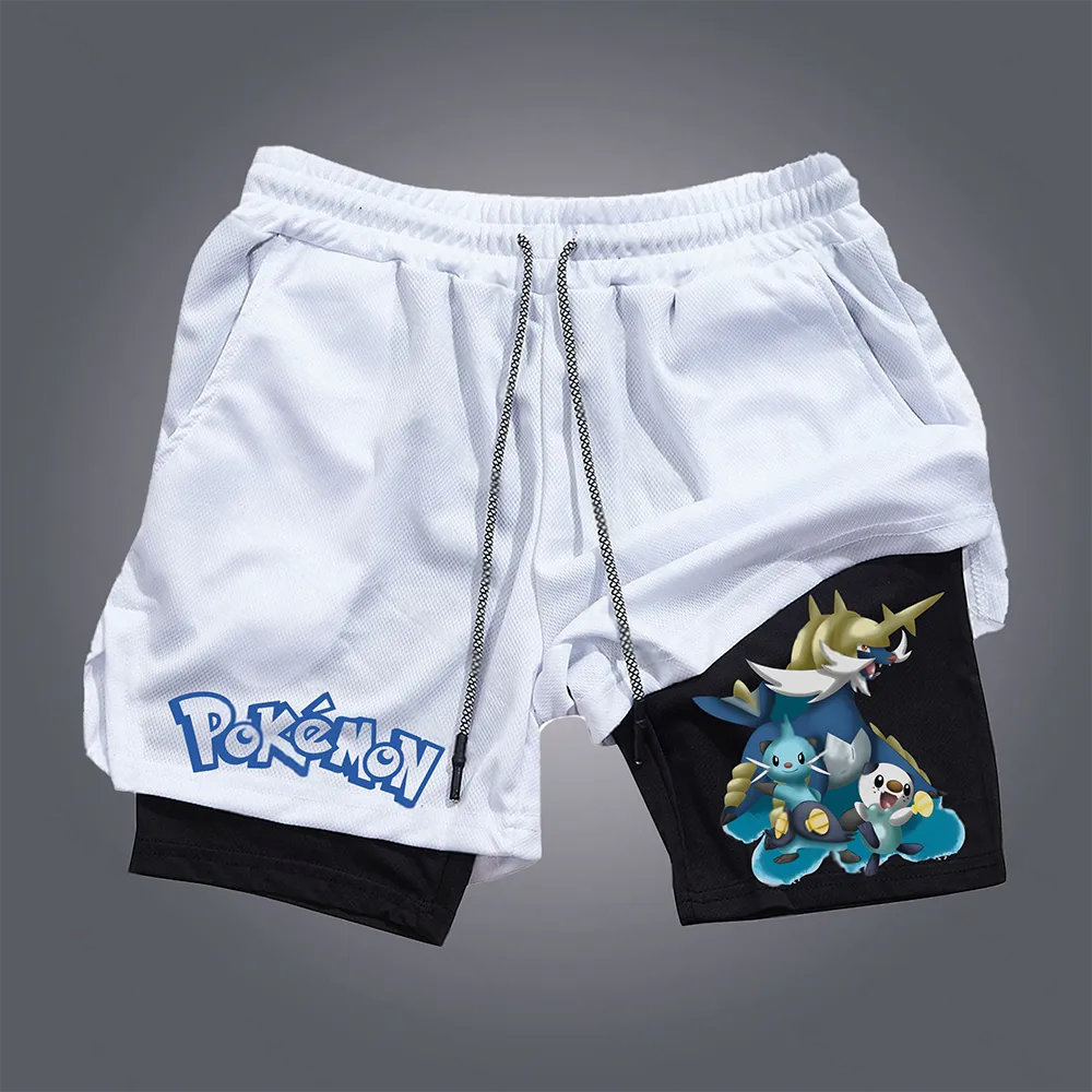 Unisex  “Pokémon” Casual Anime Streetwear Shorts