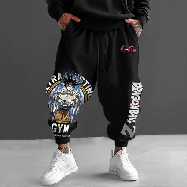Unisex Casual Anime Streetwear Pants