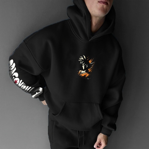 Unisex Vintage Hoodie丨Pikachu X Dragon Ball