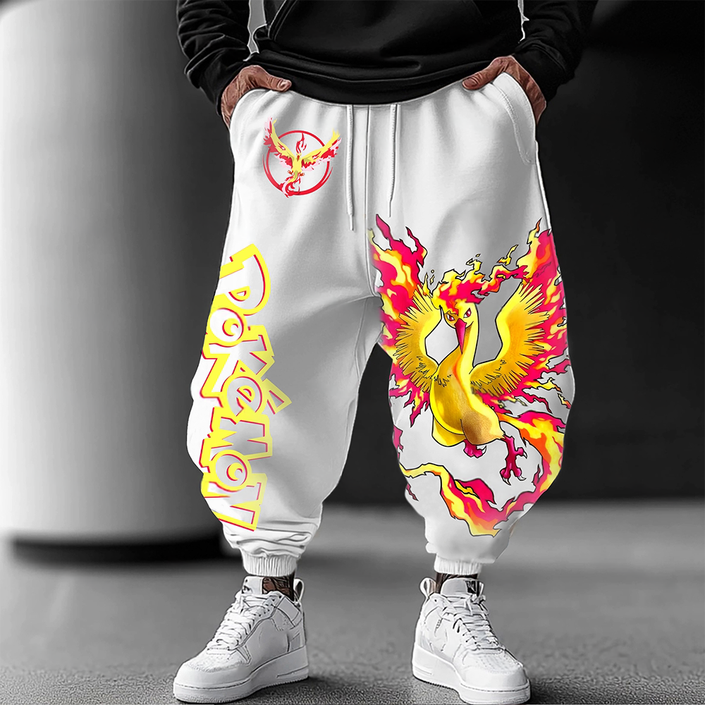 Unisex  Casual Anime Streetwear Pants-comicclothing