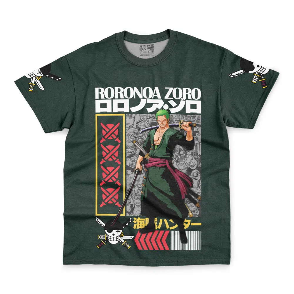 Roronoa Zoro V2 One Piece Streetwear T-Shirt