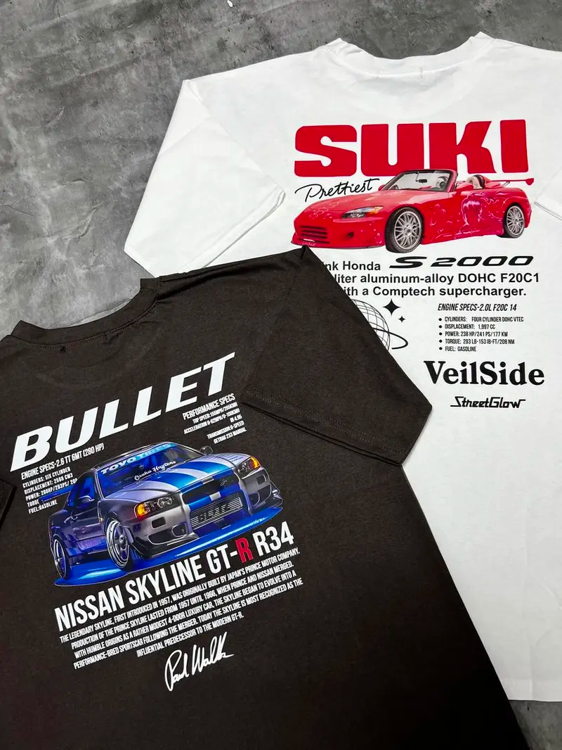 Fast and Furious Shirt , Suki Shirt , Skyline GT-R34 Unisex Shir