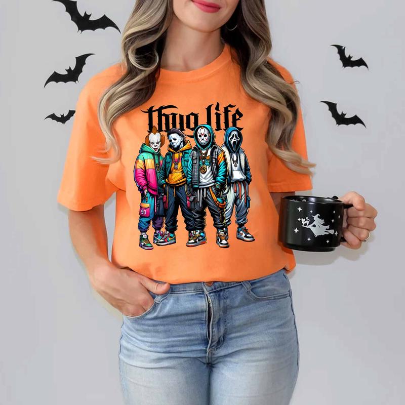 Thugg Life Horror Halloween Shirt