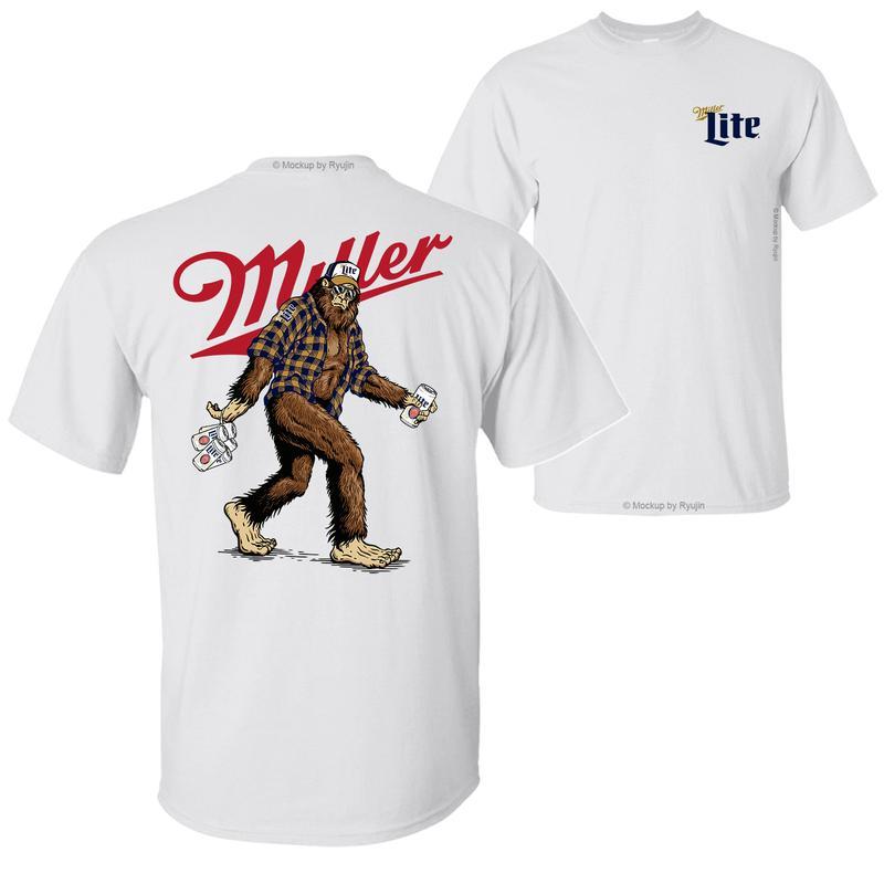 Bigfoot Miler Lite T-Shirt Sweatshirt Hoodie