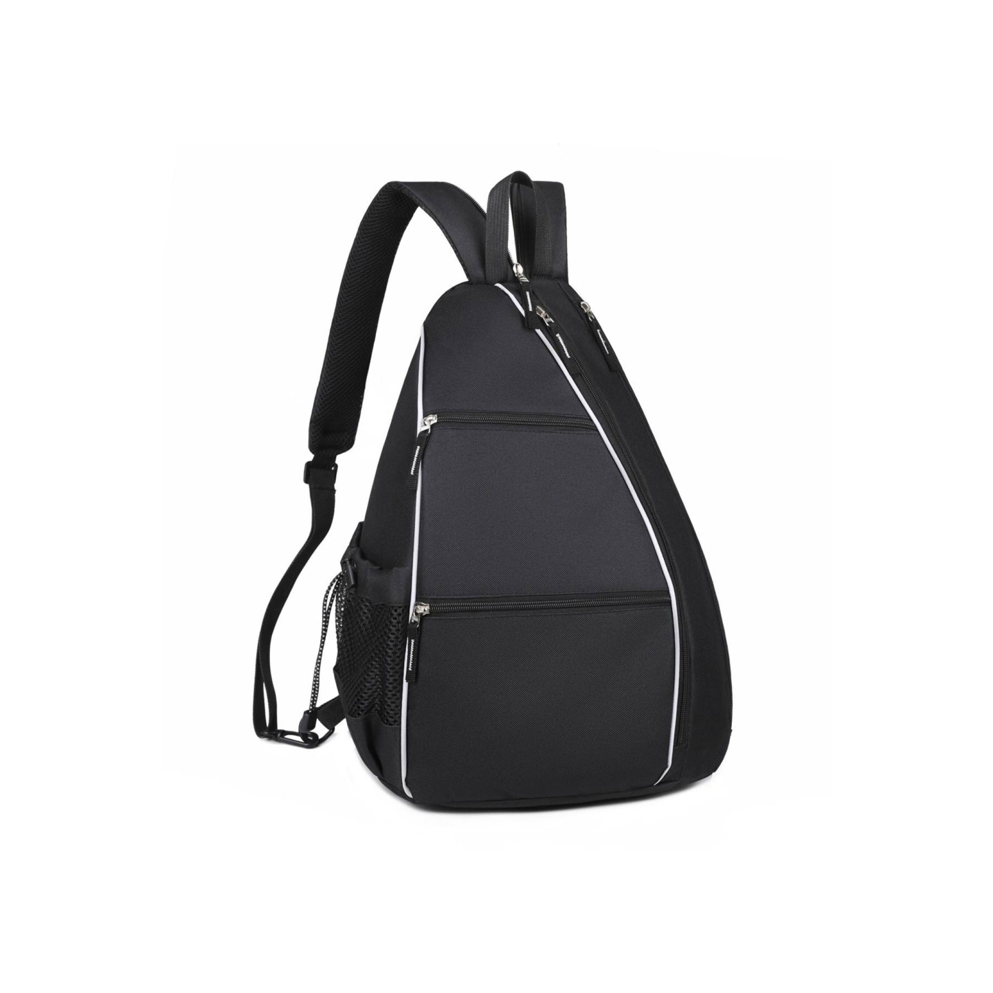 Multifunctional Sports Racket Bag – 17.7"" H x 12.6"" L x 7.9"" W Multifunctional Design Large Capacity Zipper Closure One Shoulder Strap Side Mesh Pocket